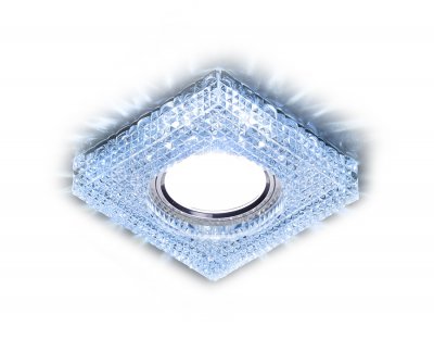 Светильник точечный Ambrella S272 CL/CLD хром/прозрачный MR16+3W(LED COLD) COMPO SPOT