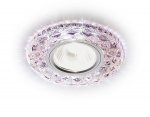 Светильник точечный Ambrella S288 PU хром/аметист/MR16+3W(LED WHITE) COMPO SPOT