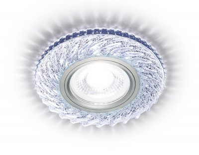 Светильник точечный Ambrella S295 CH хром/прозрачный хрусталь/MR16+3W(LED COLD) COMPO SPOT