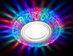 Светильник точечный Ambrella S310 PR хром/перламутровый хрусталь/MR16+3W(LED RGB) COMPO SPOT
