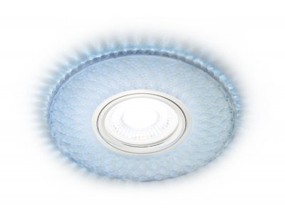 Светильник точечный Ambrella S333 FR/CLD хром/матовый хрусталь/MR16+3W(LED COLD) COMPO SPOT