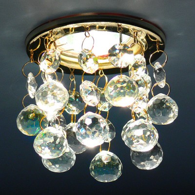 Светильник Elektrostandard Asfour S7003 GD+Cry золото