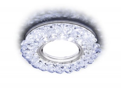 Светильник точечный Ambrella S701 CL/CH/CLD хром/прозрачный MR16+3W(LED COLD) COMPO SPOT