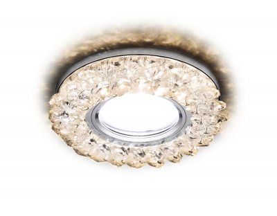 Светильник точечный Ambrella S701 CL/CH/WW хром/прозрачный MR16+3W(LED WARM) COMPO SPOT