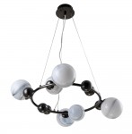 Светильник Crystal lux SALVADORE SP6H BLACK CHROMIUM