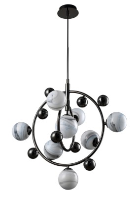 

Светильник Crystal lux SALVADORE SP8V BLACK CHROMIUM, SALVADORE SP8V BLACK CHROMIUM