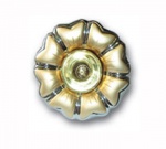 Светильник галогенный SD-108 BQ MR16 цветок 8 лепестков, перл.золото+хром