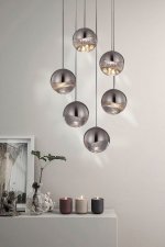 Подвесной светильник Delight SD3301-6U nickel