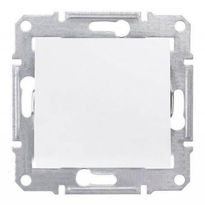 SE Sedna Бел Переключатель перекрестный 1-клавишный 10А, IP44 (сх.7) (SDN0500321)