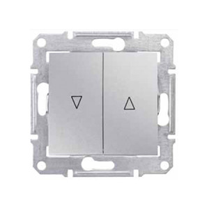 SE Sedna Алюминий Выключатель жалюзийный с механической блокировкой 10А (сх.4) (SDN1300360)