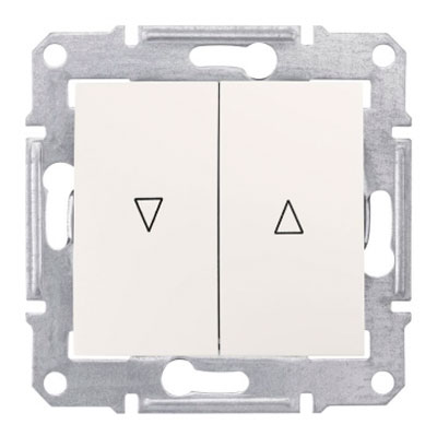 SE Sedna Беж Выключатель жалюзийный с механической блокировкой 10А (сх.4) (SDN1300347)