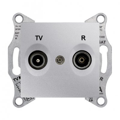 SE Sedna Алюминий Розетка TV/R оконечная 1dB (SDN3301660)