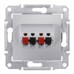 SE Sedna Алюминий Аудиорозетка 2-я (SDN5400160)