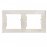SE Sedna Беж Рамка 2-я горизонтальная IP44 (SDN5810347)