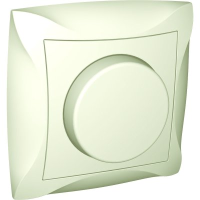 Lexel Дуэт бежевый светорегулятор поворотно-нажимной 600Вт/ВА, в сборе (SE WDE000236)