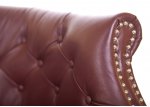 Диван Grace Sofa Leather MAK interior SF-1200-LR Бордовый
