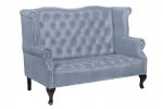 Кожаный дизайнерский диван Royal Sofa Grey MAK interior SF-2000-LG Серый