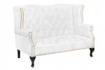 Кожаный дизайнерский диван Royal Sofa White MAK interior SF-2000-LWH Белый