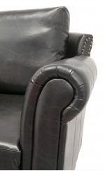 Дизайнерский кожаный диван Toren MAK interior SF-2848 Черный