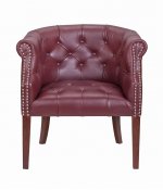 Кожаное кресло Grace Vine Leather MAK interior SF-800-LR Бордовый