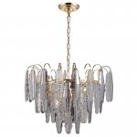 Люстра подвесная хрустальная Stilfort 1021/03/08P Florin