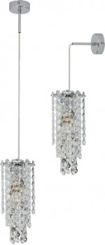 Светильник подвесной-настенный Stilfort 2187/09/01P серия Rain of Crystal