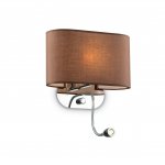 Светильник бра Ideal lux SHERATON AP2 MARRONE (74917)