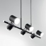 Люстра Ideal lux SHOTS SP6 NERO (179612)
