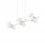 Люстра Ideal lux SHOTS SP6 BIANCO (186825)