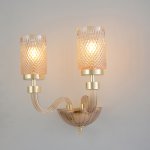 Светильник настенный бра Crystallux SILVESTRO AP2 AMBER SILVESTRO