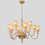 Люстра Crystallux SILVESTRO SP12 AMBER SILVESTRO