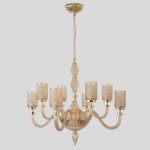 Люстра Crystallux SILVESTRO SP8 AMBER SILVESTRO