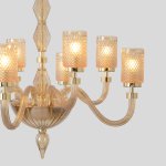 Люстра Crystallux SILVESTRO SP8 AMBER SILVESTRO