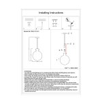 Светильник подвесной St luce SL1052.313.01 BRUNNI