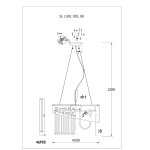 Люстра подвесная St luce SL1100.303.06 TEFINA