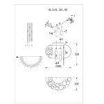 Светильник настенный бра St luce SL1101.201.02 DOLCIMA