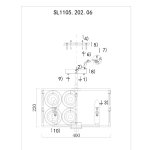 Светильник потолочный St luce SL1105.202.06 SERANDA