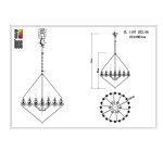 Светильник подвесной St luce SL1107.203.06 TABURO