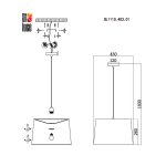 Подвесной светильник St luce SL1110.403.01 AMBRELA