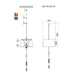 Подвесной светильник St luce SL1110.513.01 AMBRELA