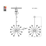 Светильник подвесной St luce SL1111.303.30 GUIDO