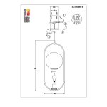 Светильник подвесной St luce SL1118.203.01 PENOLO
