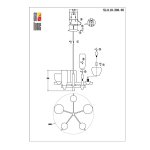 Светильник подвесной St luce SL1119.203.05 TENERESA