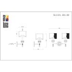 Светильник настенный бра St luce SL1121.101.02 OLEO