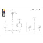 Люстра подвесная St luce SL1121.103.06 OLEO