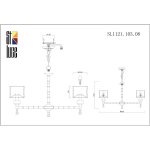 Люстра подвесная St luce SL1121.103.08 OLEO