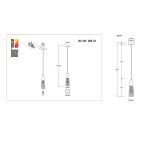 Подвесной светильник St luce SL1151.203.01 PENELO