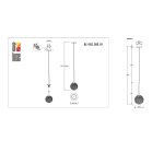 Подвесной светильник St luce SL1152.203.01 ARCOBALINO