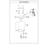 Светильник потолочный St luce SL116.502.01 ONDE