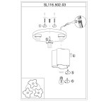 Люстра потолочная St luce SL116.502.03 ONDE